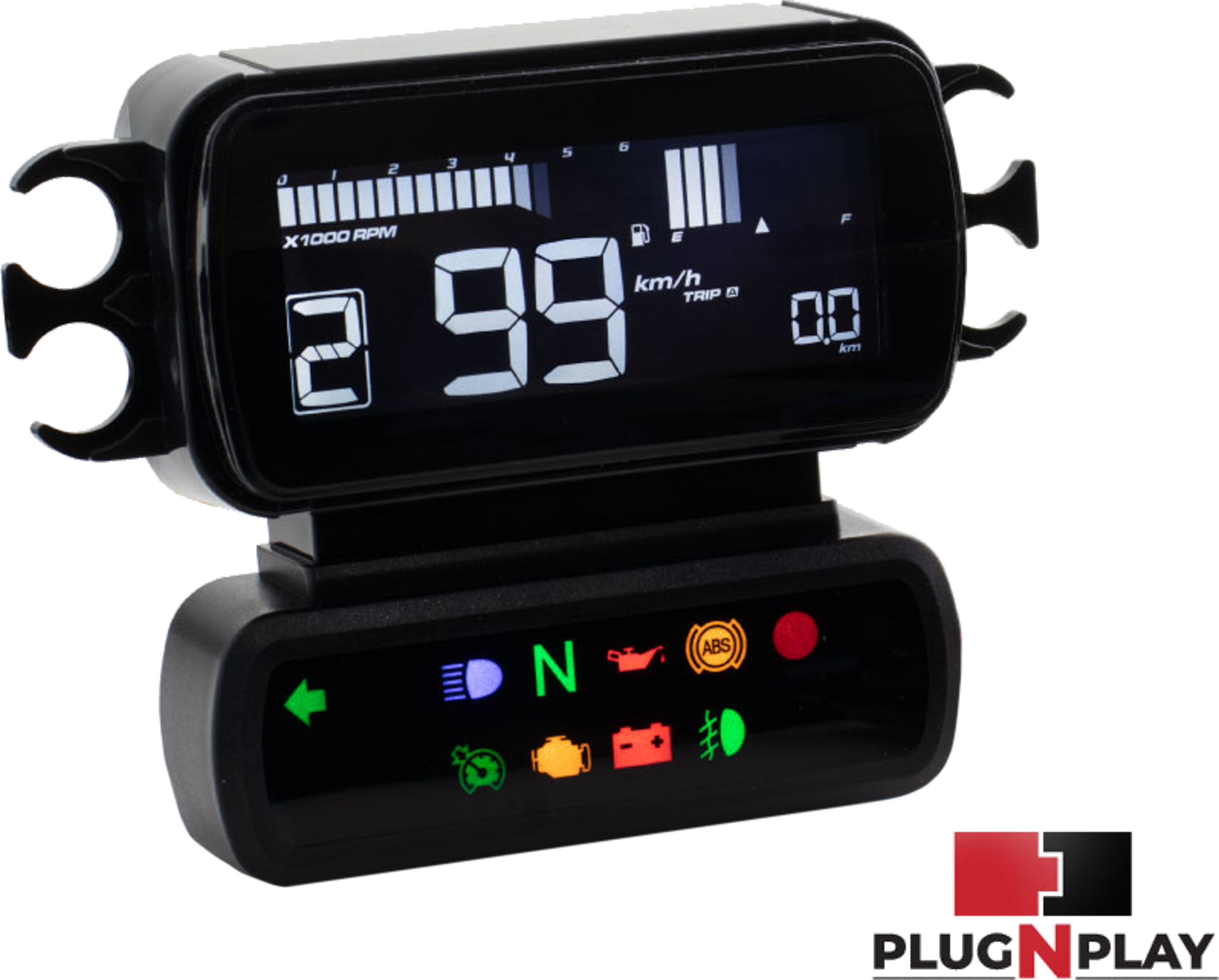 KOSO LCD D2 HUD Gauge - View 1