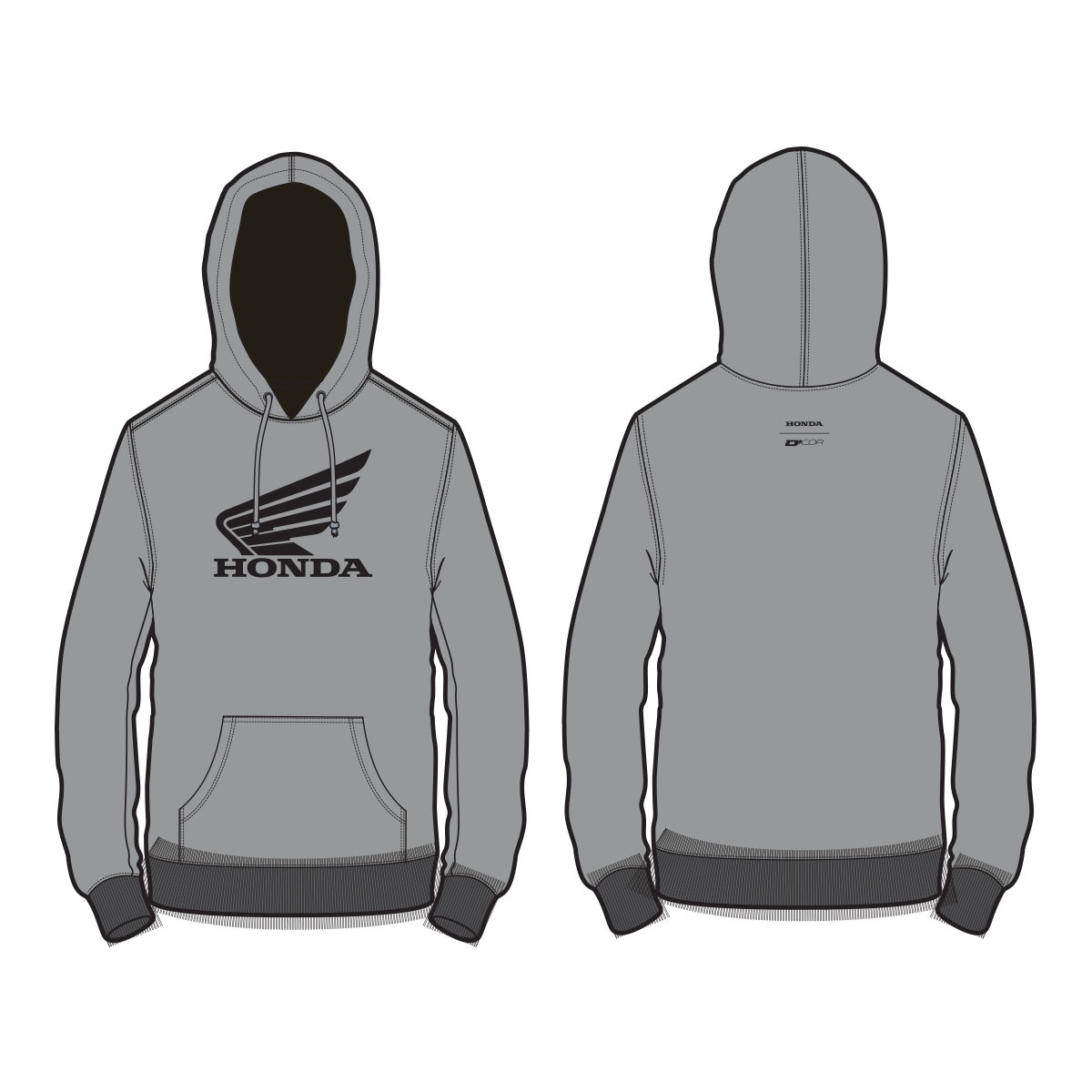 D-COR Honda Wing Sweatshirt - View 1