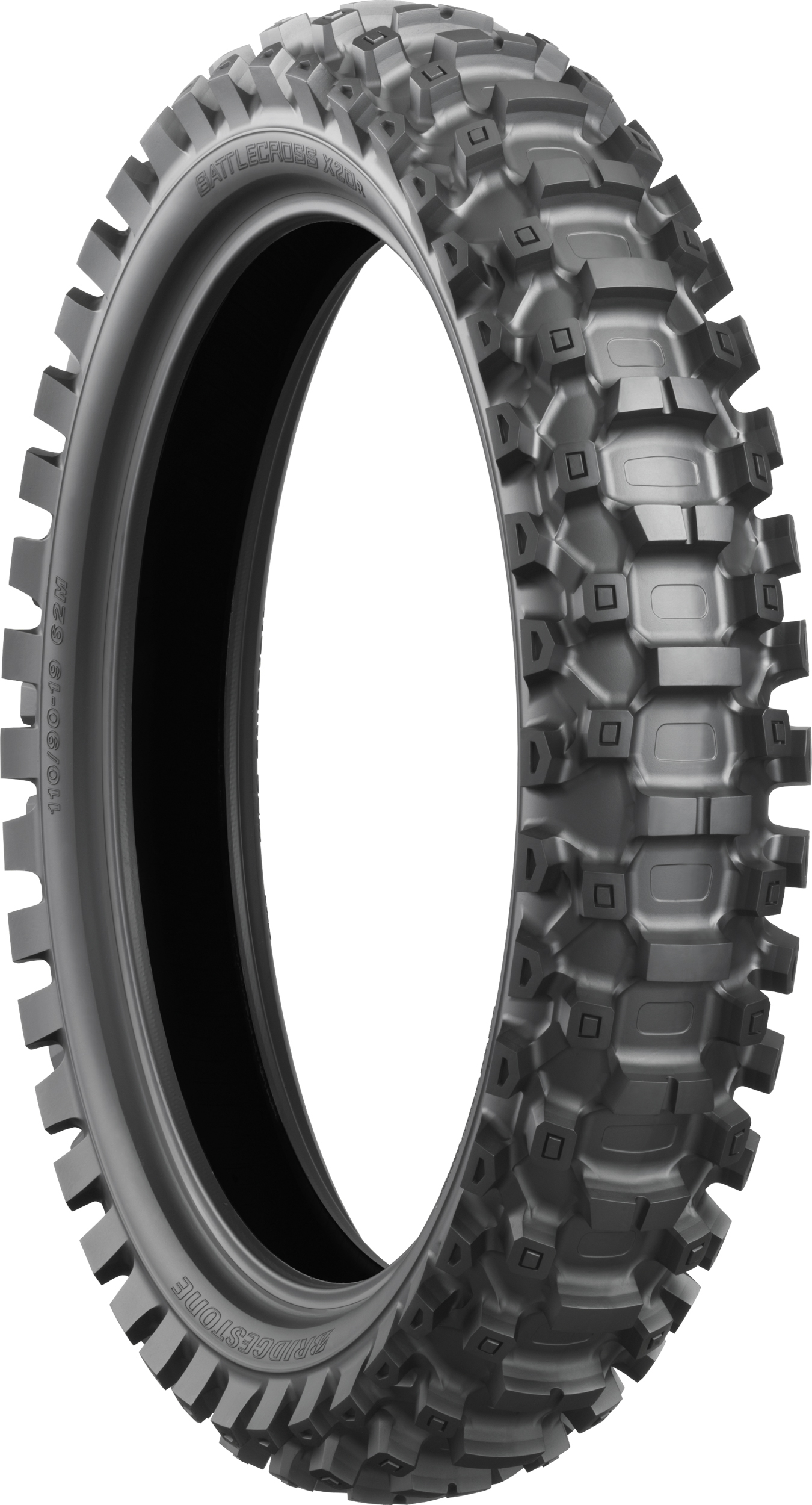 BRIDGESTONE TIRE BATTLECROSS X20 REAR 100/90-19 57M BIAS TT - View 1