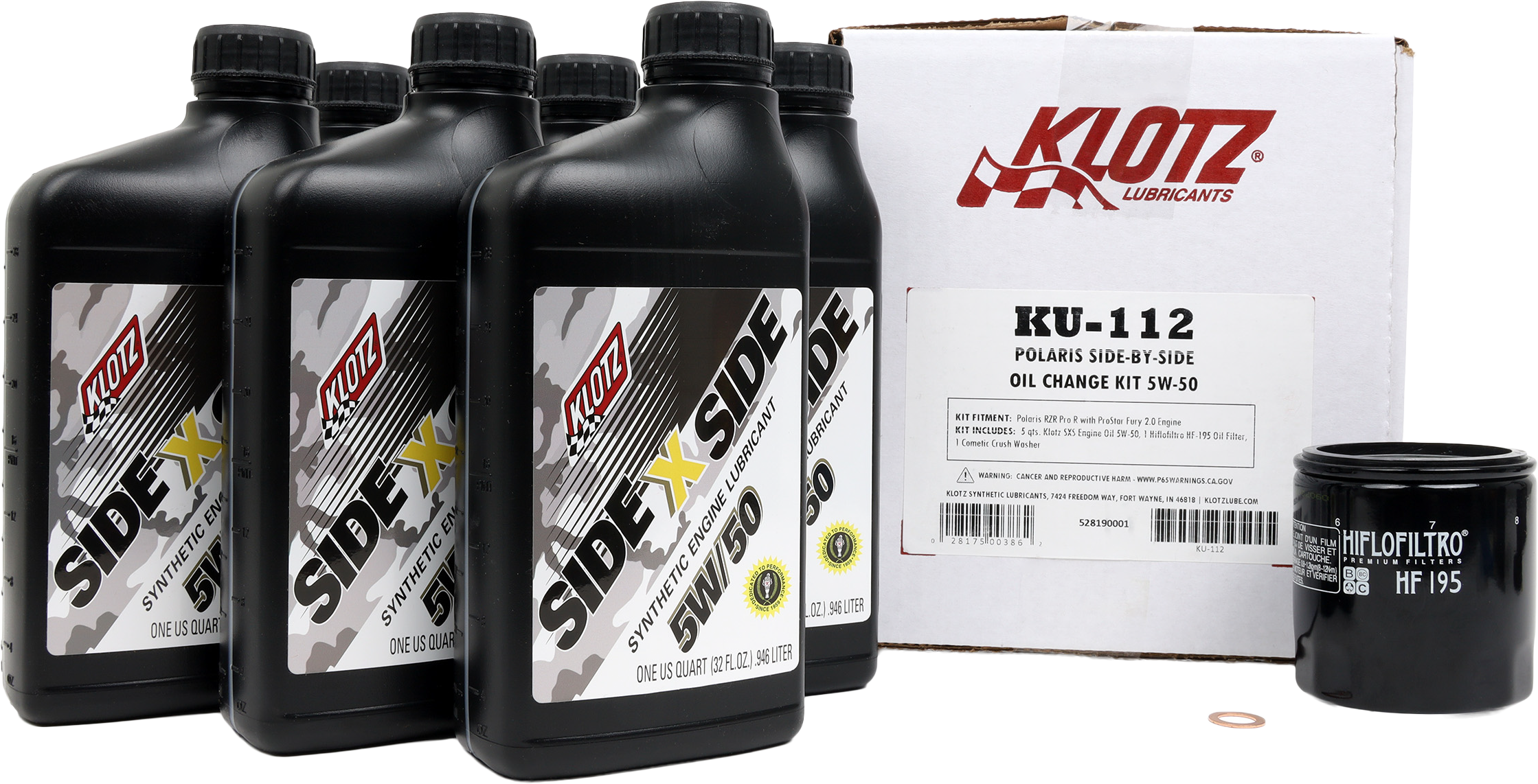 Side X Side Oil Change Kit