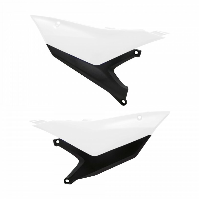 POLISPORT SIDE NUMBER PLATES WHITE - View 1