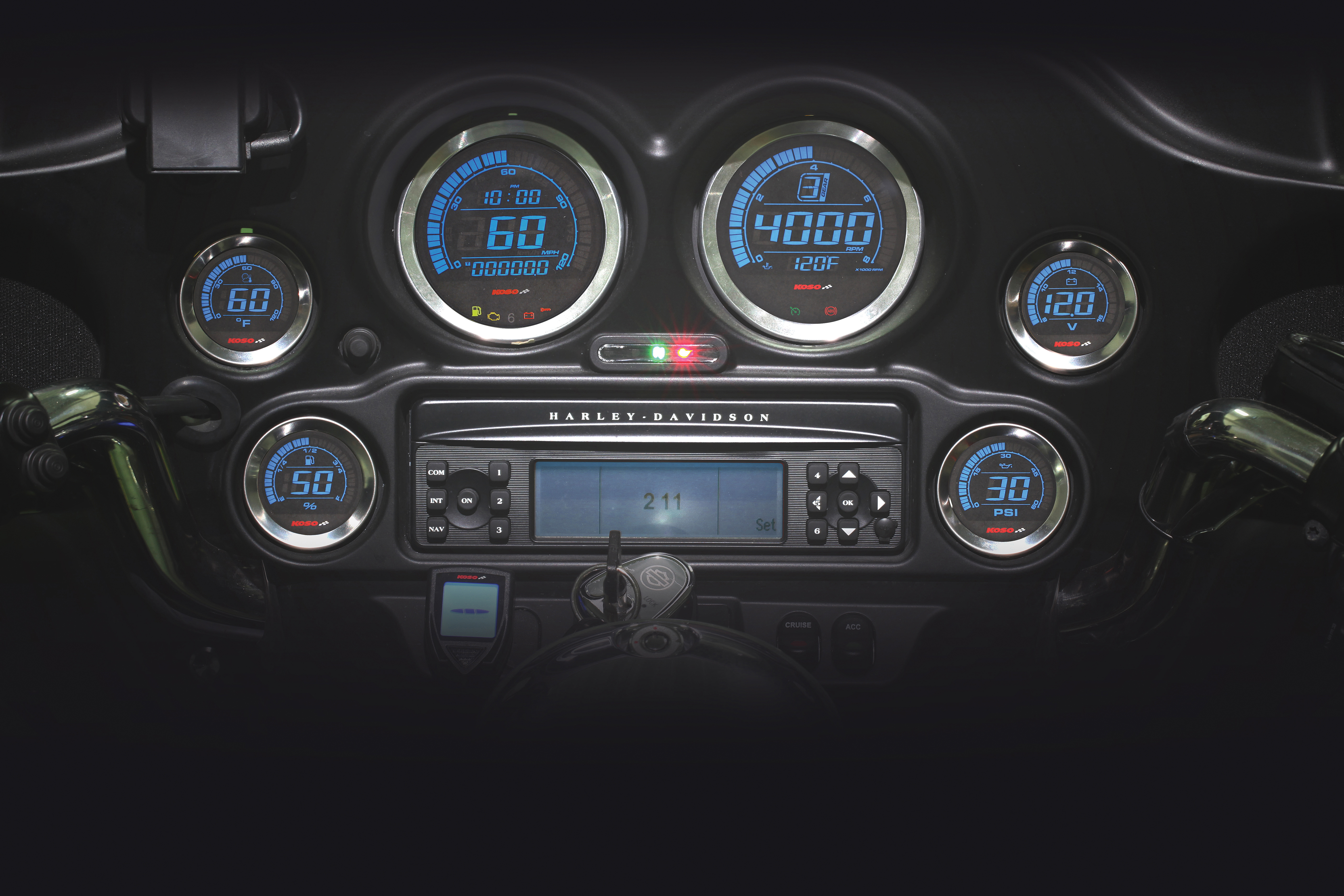 Digital Harley Gauge Cluster