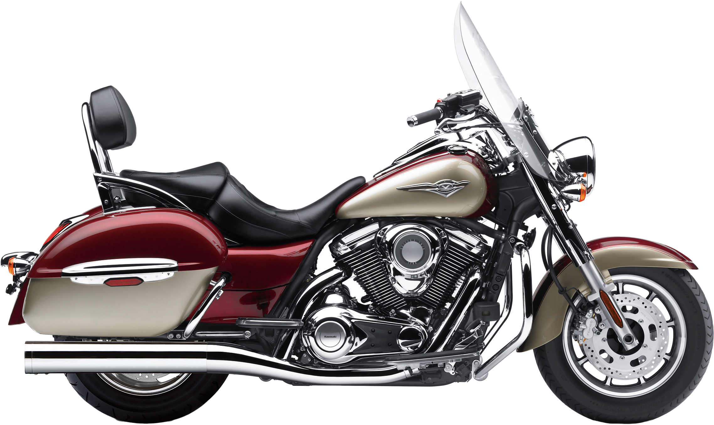 Cobra 4225 Slip-On Scalloped Tips Exhaust for Kawasaki Vulcan 1700 Classic