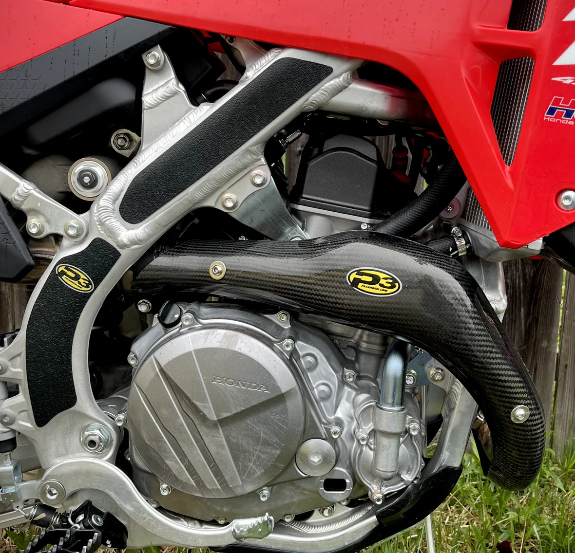 Carbon Fiber Header Heat Shield