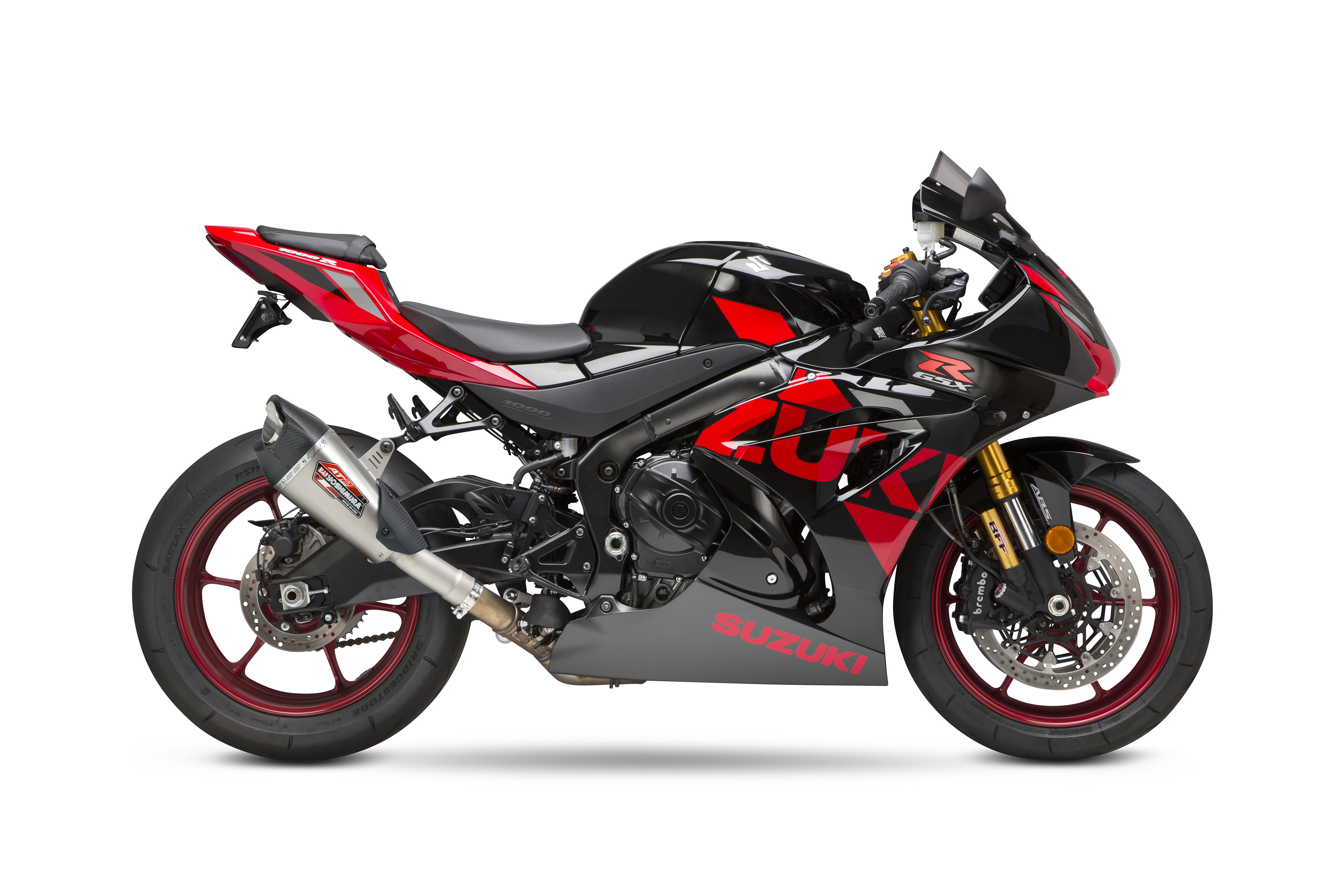 Yoshimura Part 11182BP521 At2 Street Slip-On Exhaust – Fits Suzuki