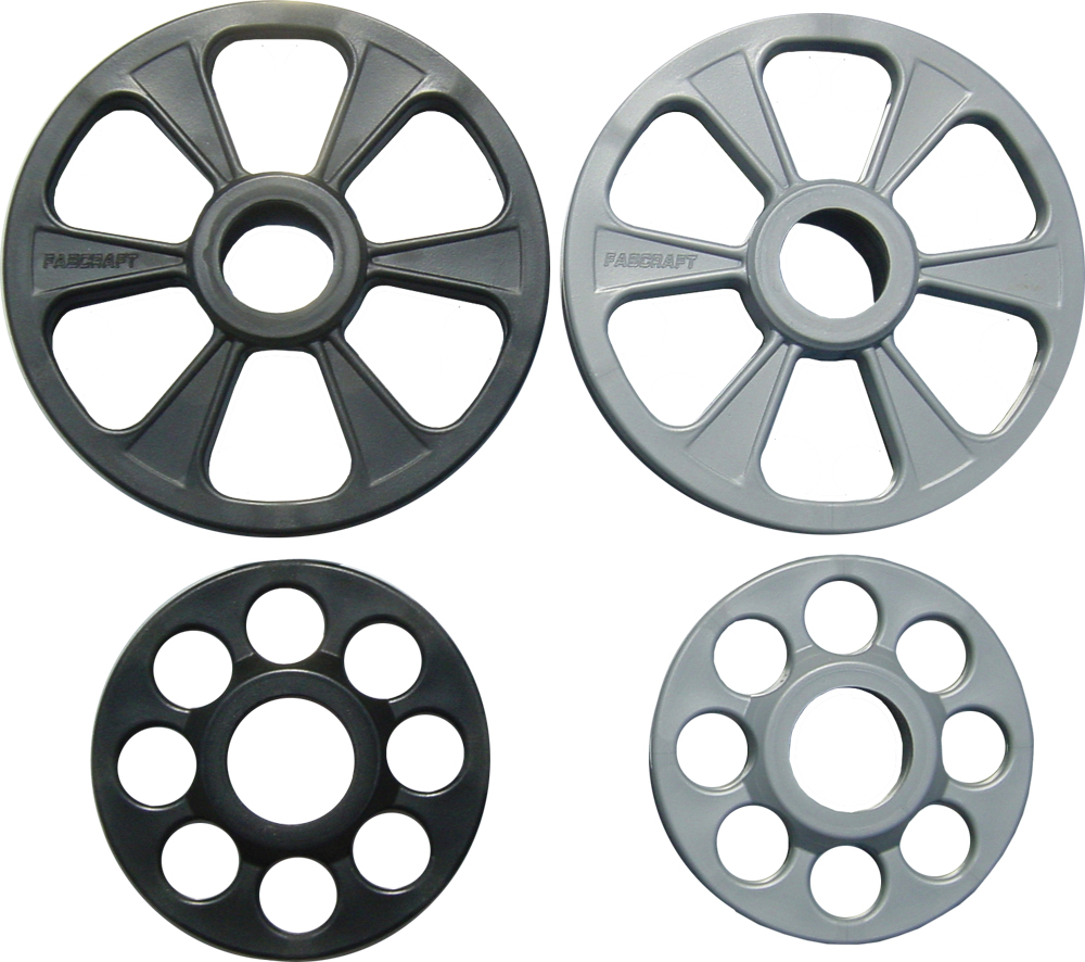 FABCRAFT 8" COMPOSITE WHEEL W/O B EARING/CIRCLIP - View 1