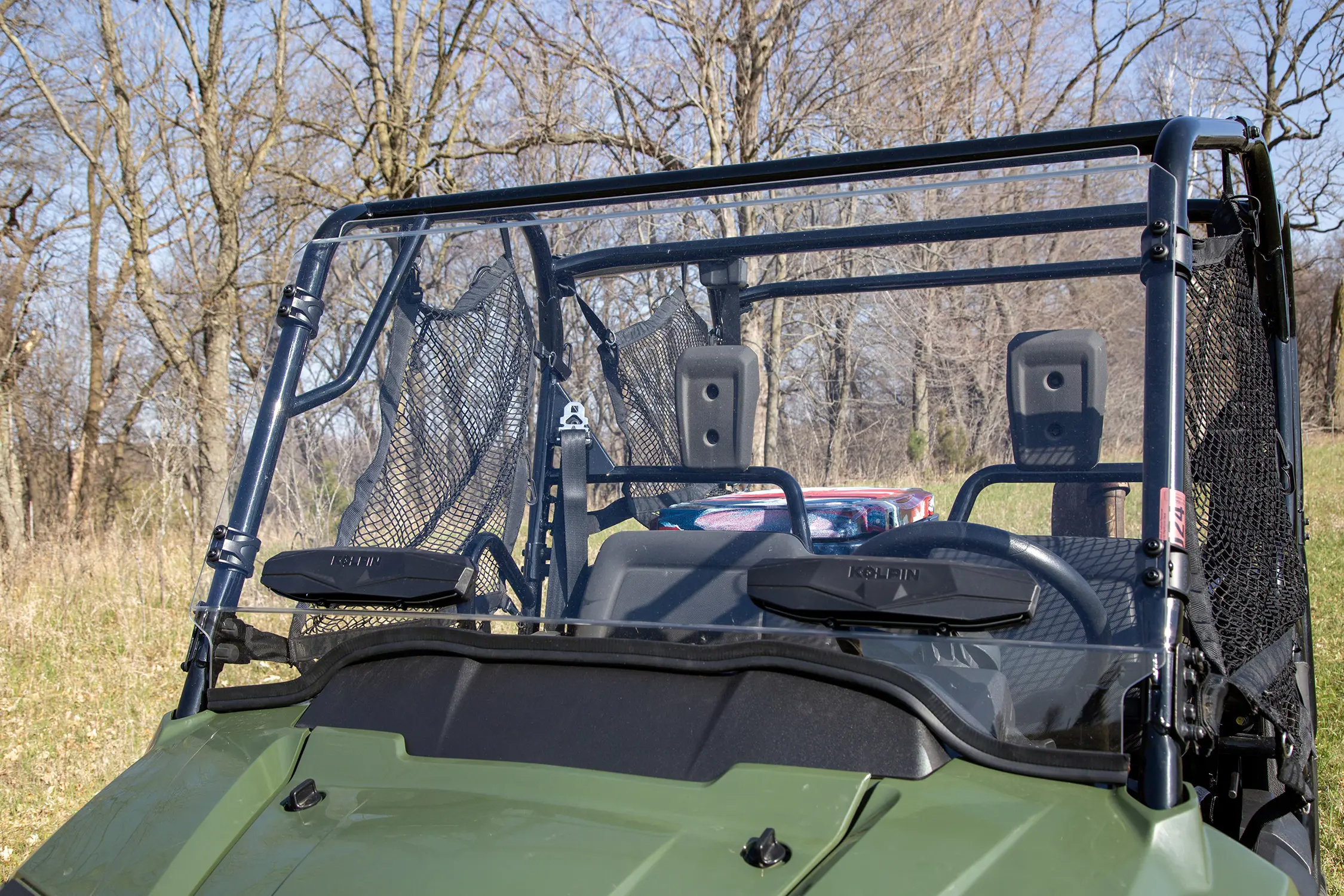 Front Poly Windshield – Full Fixed Vented