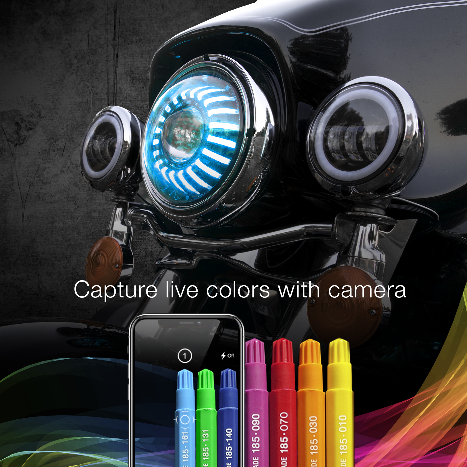 7″ XKChrome RGB Headlight