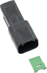 NAMZ CUSTOM CYCLE Deutsch DT Receptacle and Wedgelock - View 1