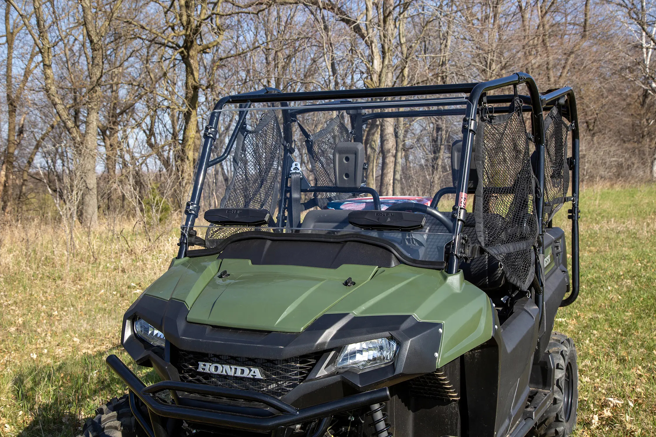 Front Poly Windshield – Full Fixed Vented