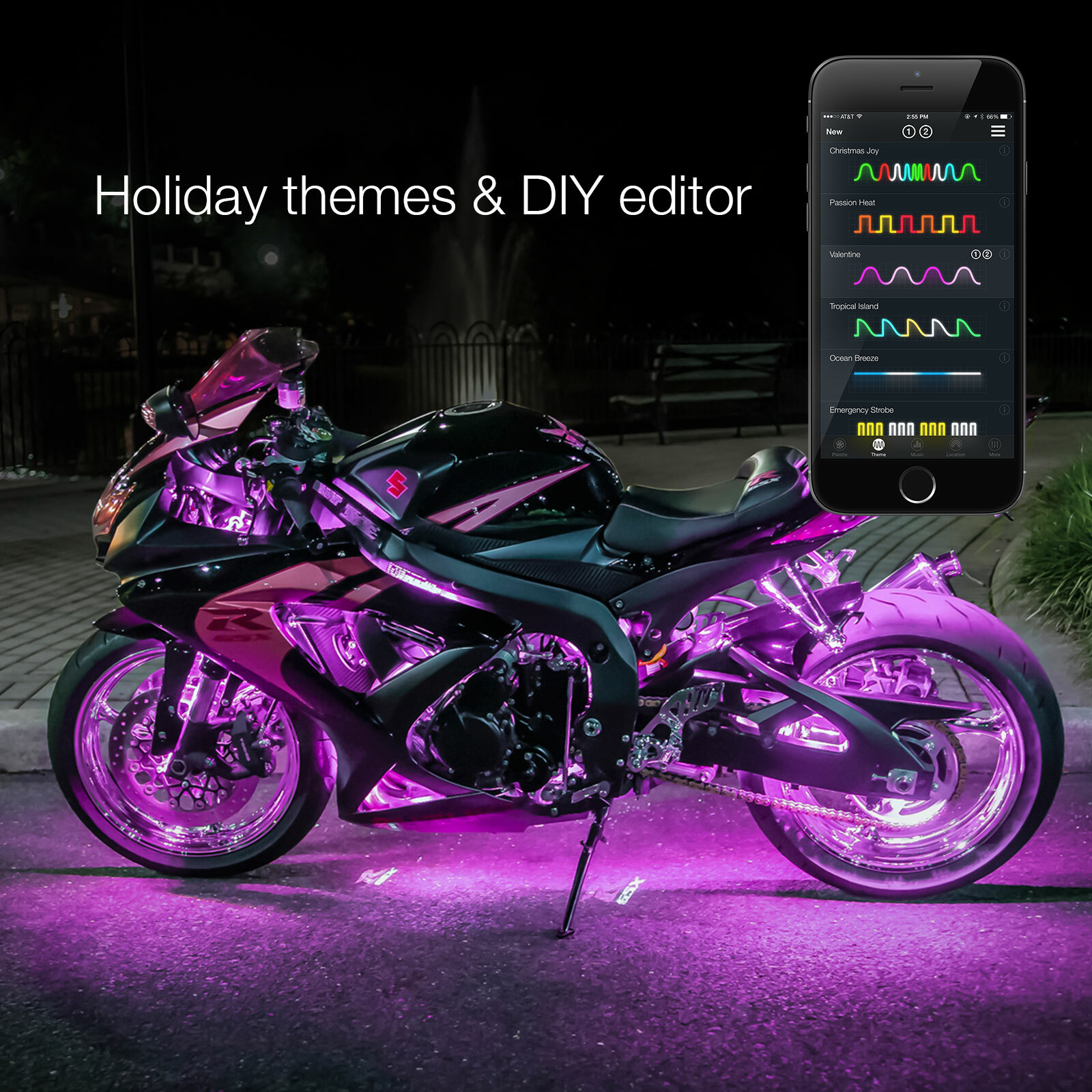Chrome LED Accent Light Kit
