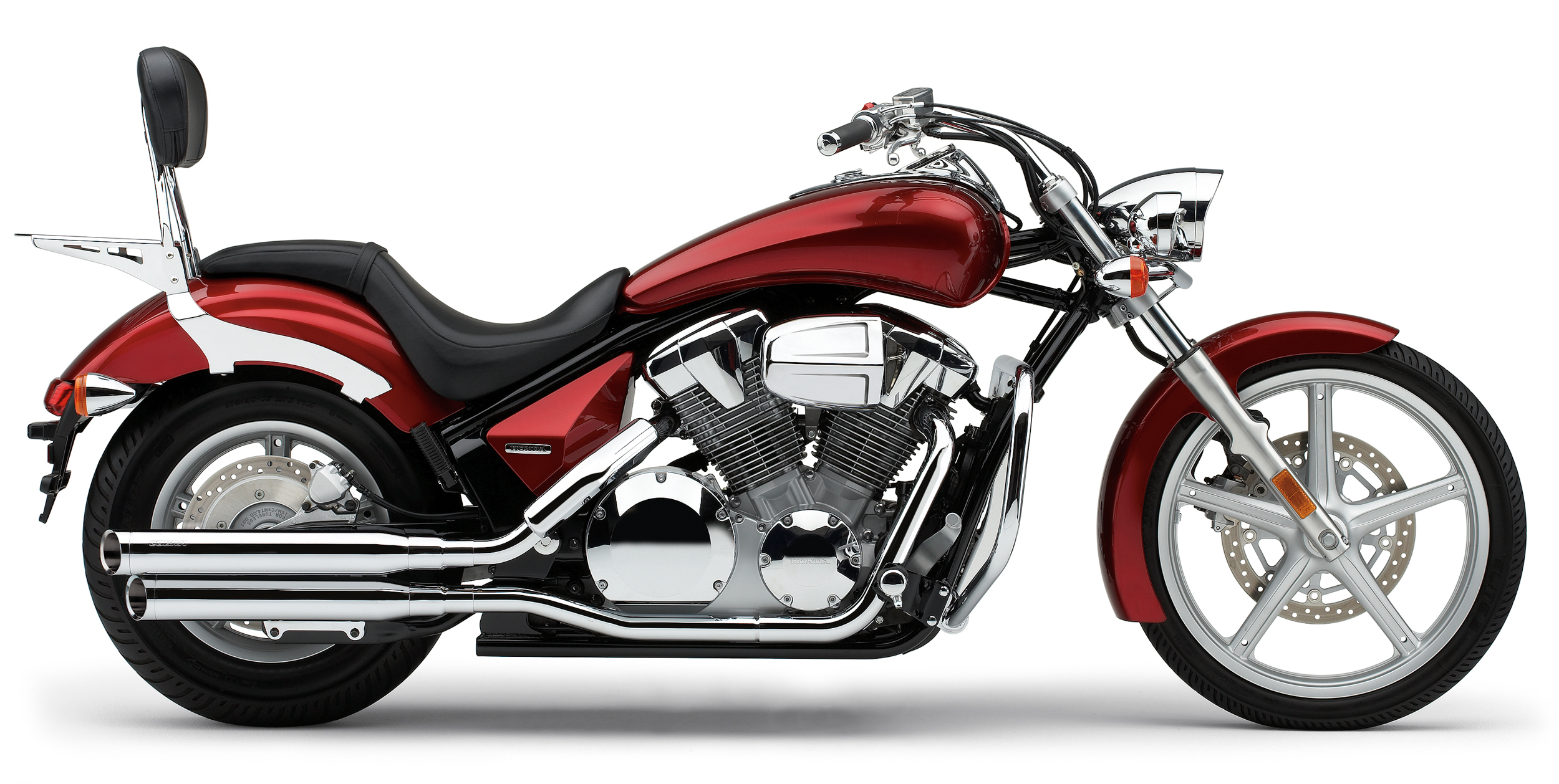 COBRA 3" SLIP ON CHROME HON VT1300CR/CS/CT/CX 10-19 - View 1