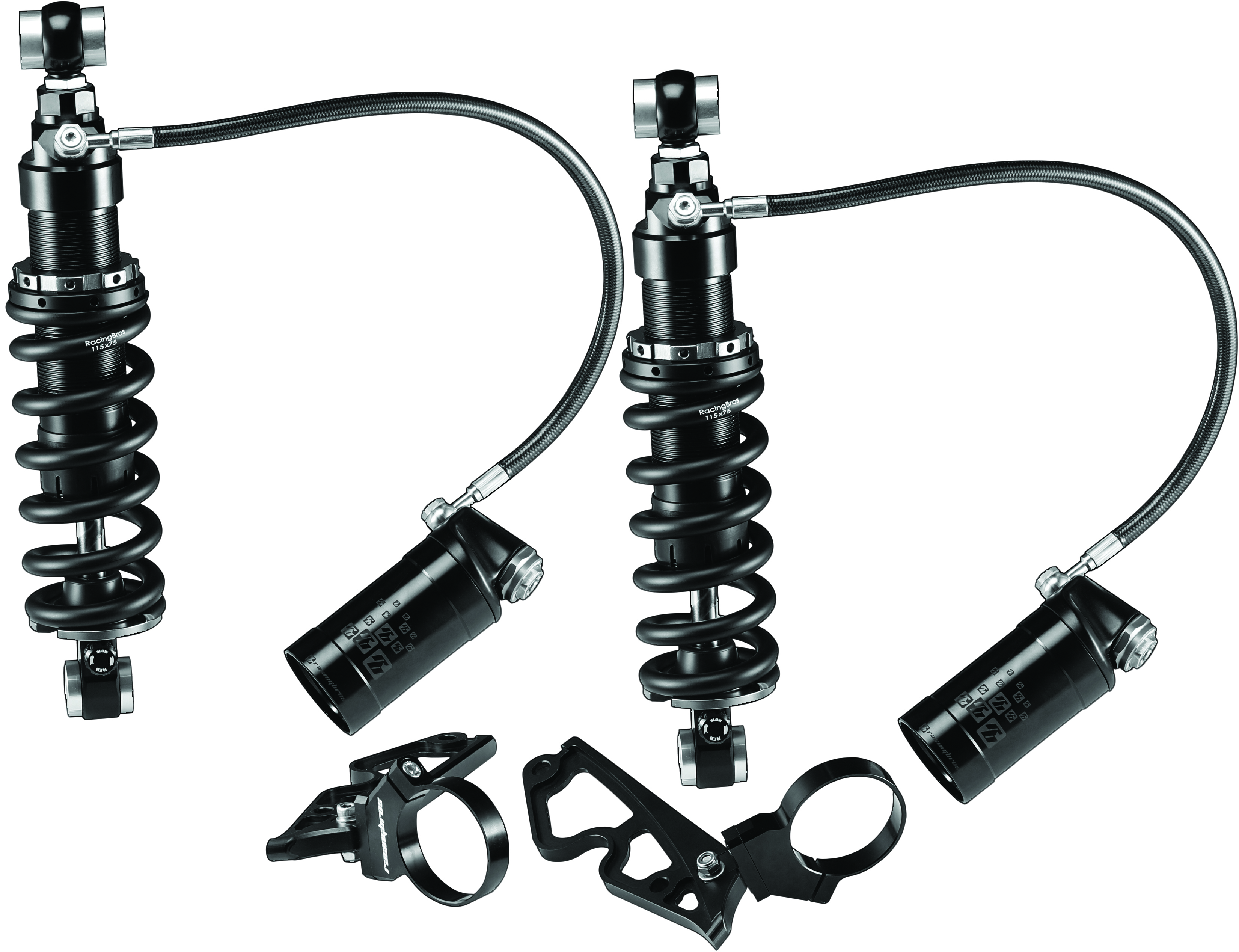 HARDDRIVE Remote Reservoir HLR Touring Shock - View 1