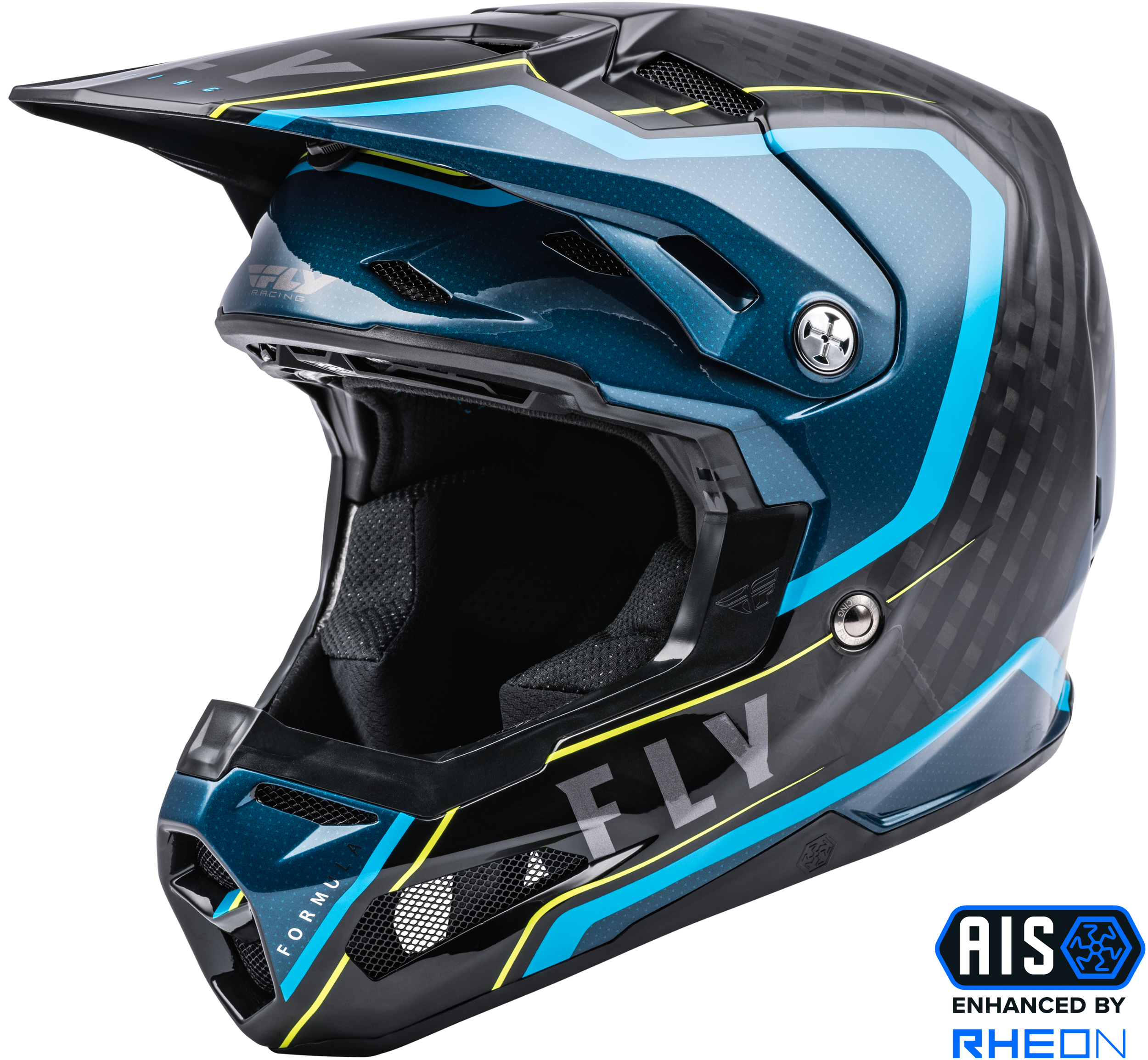FLY RACING Formula Carbon Axon Helmet - View 1