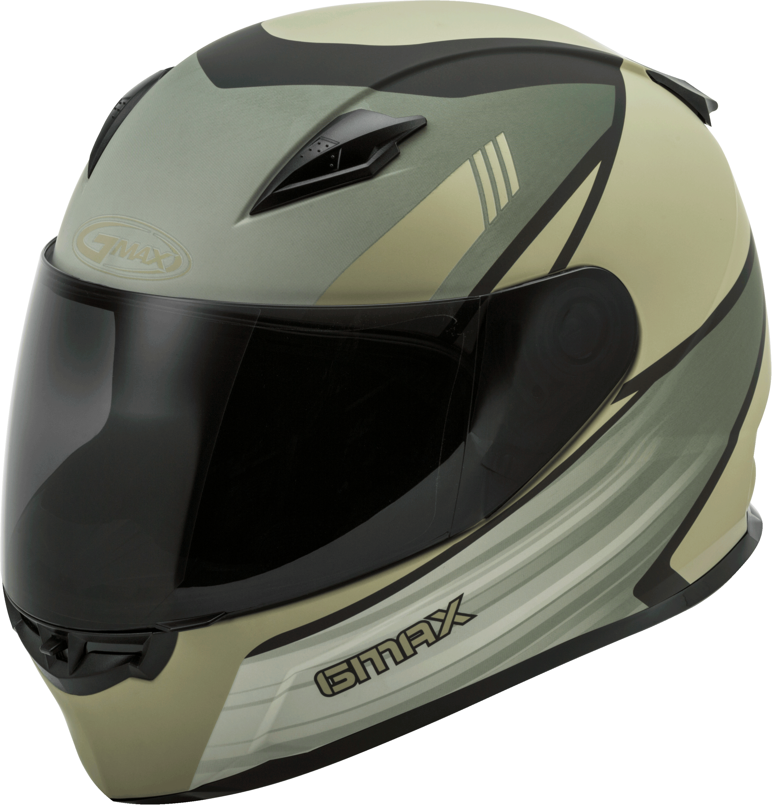 GMAX FF-49 Full-Face Street Helmet (Tan/Khaki, Large)