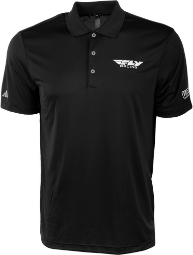 FLY RACING FLY RACING POLO BLACK/WHITE 2X