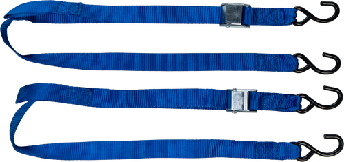 1.5" X 6' TIE-DOWN BLUE 2/PK