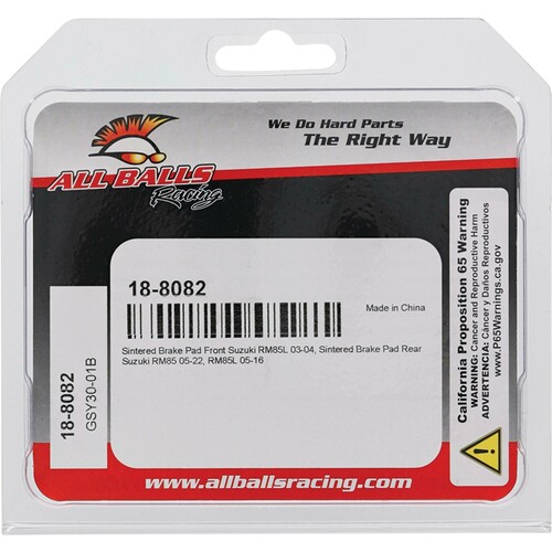 ALL BALLS Sintered Brake Pads