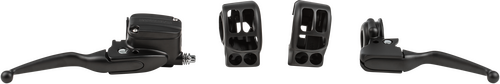 HARDDRIVE HANDLEBAR CONTROL KIT BLK CABLE CLUTCH `21-UP FLT