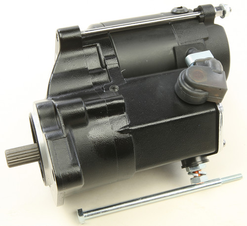 All Balls Big Twin 1.4kW Starter Motor For 1989-2006 Harley-Davidson Road King/Electra Glide/Street Glide/Road Glide/Softail/Dyna Black 80-1001