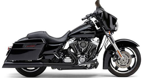 COBRA 4.5" UPPERCUT SLIP-ON BLACK FLH/FLT 95-16