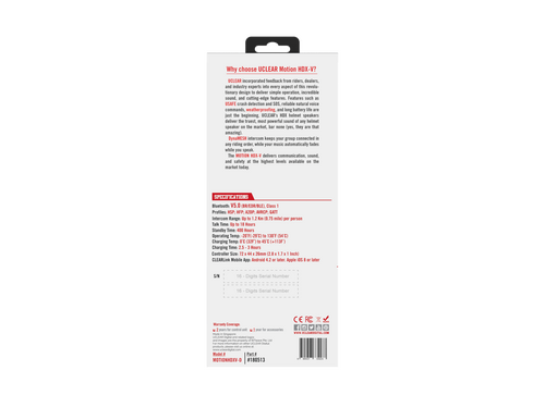 UCLEAR HDX-V Helmet Audio Kit