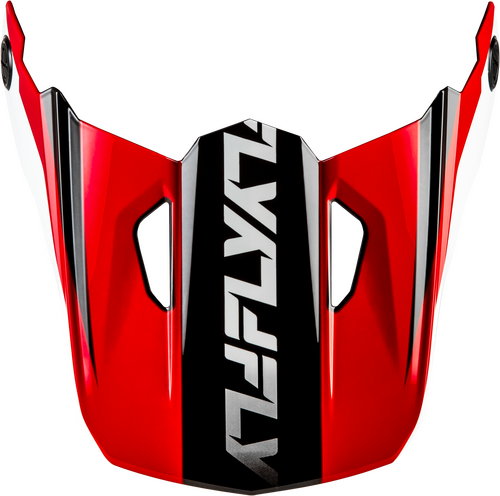 KINETIC CREST HELMET VISOR RED/BLACK/WHITE XS/SM