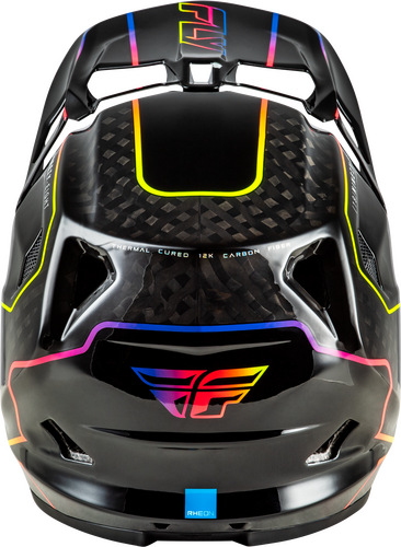 FLY RACING WERX-R FLOW CARBON HELMET BLACK CARBON/BLACK/MULTI XS