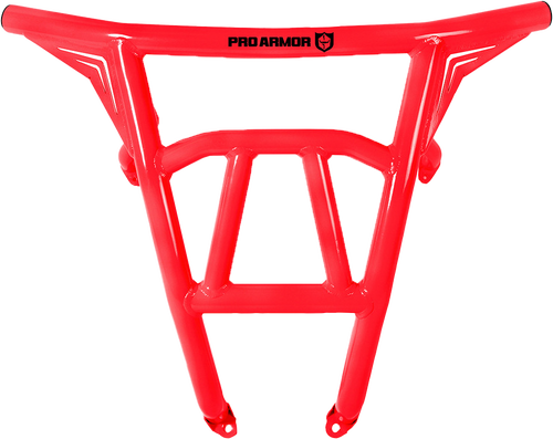 REAR SPORT BUMPER RED POL