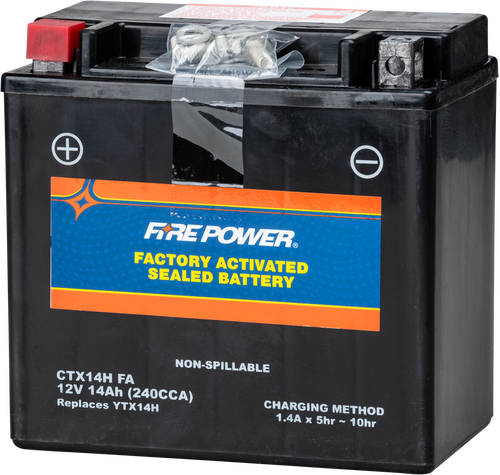 FIRE POWER Factory Activated Sealed Battery