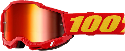ACCURI 2 JUNIOR GOGGLE RED MIRROR RED LENS
