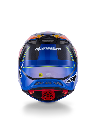 ALPINESTARS SUPERTECH S-M10 ERA HELMET BLU/RD/YLW FLUO GLOSSY 2X