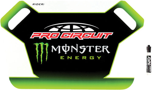 PRO CIRCUIT Monster Energy Pit Board w/Marker
