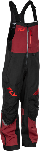 FLY RACING WOMEN'S CARBON BIBS MERLOT/RED LG