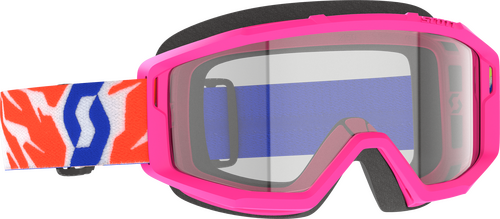 SCOTT PRIMAL YOUTH GOGGLE PINK CLEAR LENS