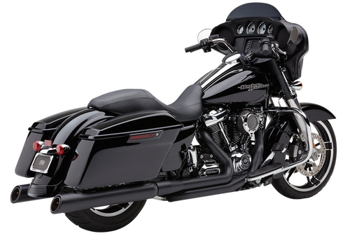 COBRA TRUE DUAL HEADPIPES BLACK FLH/FLT 17-22