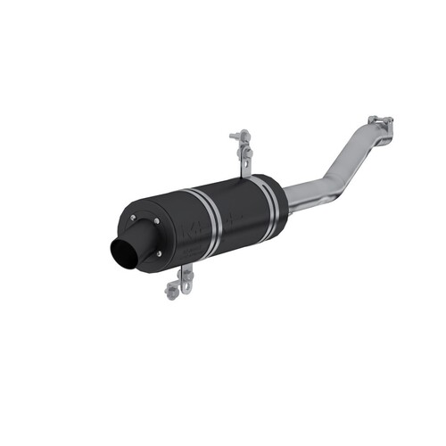 SINGLE SLIP-ON SYSTEM W/ 4.25" PERFORMANCE MUFFLER BLK