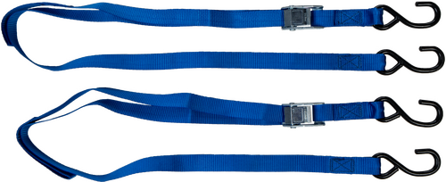 1" X 6' TIE-DOWN BLUE 2/PK