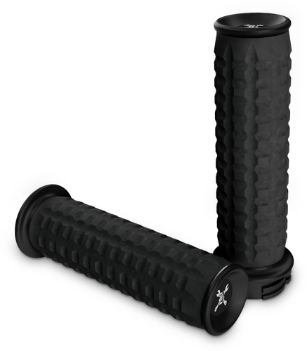 Burly Brand Reaper Grip Set For Harley With Dual Cable Throttle