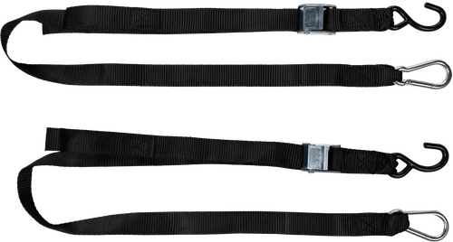 1.5" X 6' TIE-DOWN SOFT-TIE BLACK 2/PK