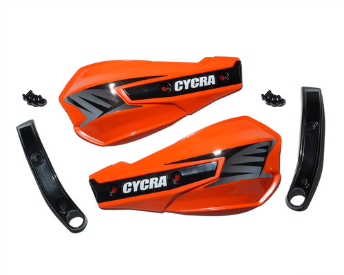 Cycra Vortex Replacement Handshields with Abrasion Guards - Orange 1CYC-1029-22