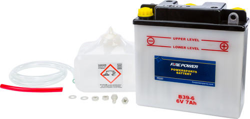 FIRE POWER 6V Standard Battery w/Acid Pack