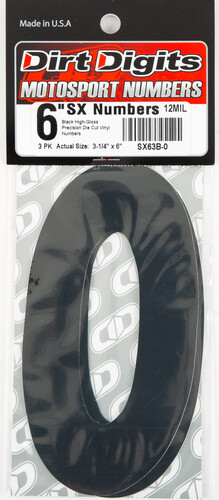 DIRT DIGITS Super X Competition Stick-on Numbers