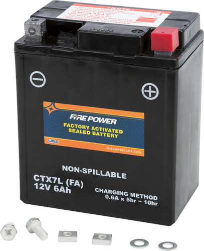 FIRE POWER Factory Activated Sealed Battery