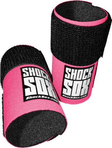 SHOCK SOX 4"U PINK UPSIDE DOWN FORKS