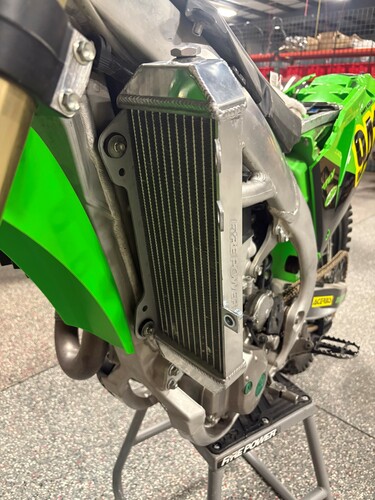 FIRE POWER RADIATOR LEFT KAW