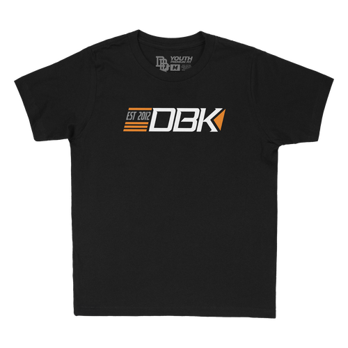 WE RACE YOUTH TEE BLACK YX