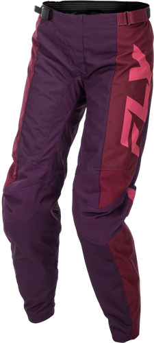 FLY RACING WOMEN'S F-16 PANTS PINK/MAUVE SZ 09/10
