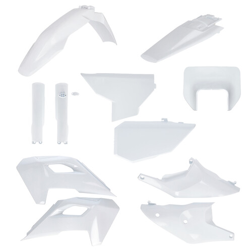 ACERBIS PLASTIC KIT- FULL HUS WHITE