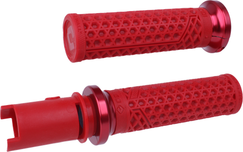 VAN'S LOCK-ON GRIPS DARK RED/RED CVO `23-24